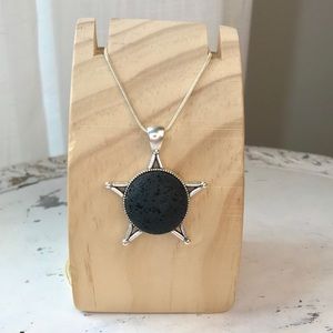 Aromatherapy Diffuser Pentagram Star Pendant